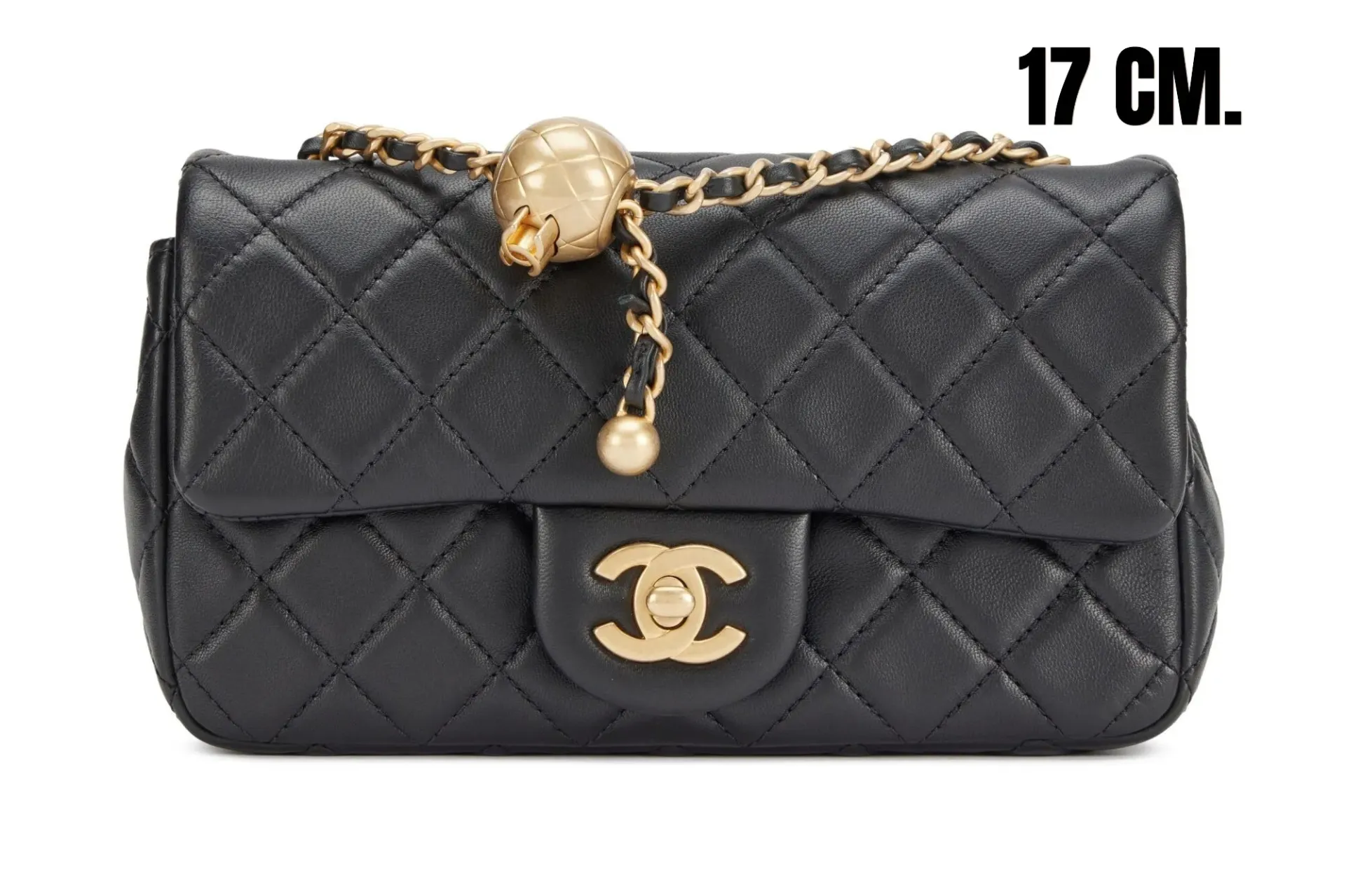 CHANEL BAG 1786 17cm (BLACK)